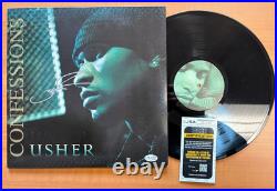 Usher Signed Autographed Confessions LP Vinyl Album JSA COA Authentication