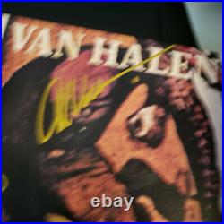 VAN HALEN signed vinyl album FAIR WARNING 1981 EDDIE DAVID ALEX MICHAEL