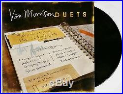 Van Morrison Signed Duets Lp Vinyl Record Album Jsa Cert R52276 Moondance