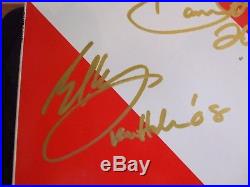 Van Halen Signed In Gold Diver Down Album Lp Autograph Vinyl Lp Beautiful