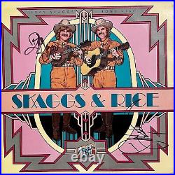 Very Rare Tony Rice & Ricky Skaggs Signed Vinyl Album LP Autographs From Both