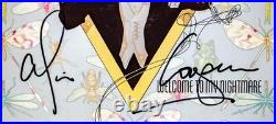 Vintage ALICE COOPER Signed WELCOME TO MY NIGHTMARE Record Album Vinyl LP PSA