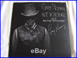 Vinyl Double Picture Album Gary Numan Here In The Black Live SIGNED