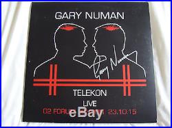 Vinyl Double Picture Album Gary Numan Telekon Live At London Forum 2015 SIGNED