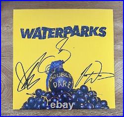 WATERPARKS signed vinyl album DOUBLE DARE AWSTEN KNIGHT, OTTO & GEOFF