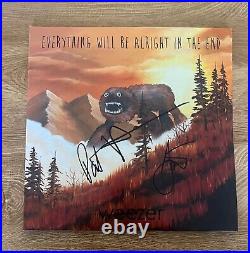 WEEZER signed vinyl album EVERYTHING WILL BE ALRIGHT RIVERS SCOTT & PAT