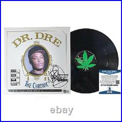 Warren G. Signed Dr. Dre The Chronic Vinyl Record Album Beckett BAS Autograph