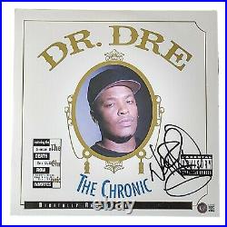 Warren G. Signed Dr. Dre The Chronic Vinyl Record Album Beckett BAS Autograph
