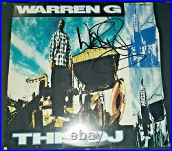 Warren G. West Coast Rap Icon Signed Autographed This Dj Album Record Vinyl Rare