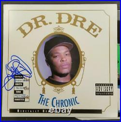 Warren G signed Dr. Dre The Chronic vinyl record album LP (A) Beckett BAS COA