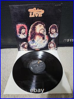 Waylon Jennings Waylon Live Lp Vinyl OG 1976 1st Press SIGNED By WaylonVG/EX
