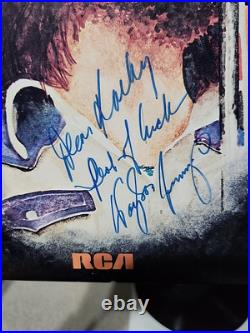 Waylon Jennings Waylon Live Lp Vinyl OG 1976 1st Press SIGNED By WaylonVG/EX