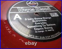 Weyes Blood Signed Autographed TITANIC RISING Maroon Vinyl Album EXACT Proof