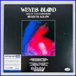 Weyes Blood Signed IN THE DARKNESS, HEARTS AGLOW Vinyl Album EXACT Proof ACOA C