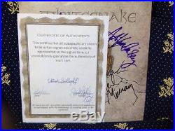 Whitesnake Vinyl Album Signed by all Members with certificate