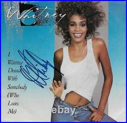 Whitney Houston Signed Autographed Album Record 45 Complete RARE