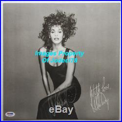 Whitney Houston Signed WHITNEY Vinyl Album Insert PSA/DNA COA