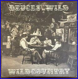 Wildcountry Deuces Wild autographed record album 1977 LP Alabama Vinyl Signed