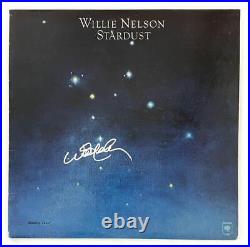 Willie Nelson Signed Autograph Album Vinyl Record LP Stardust with JSA COA