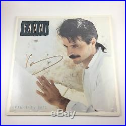 Yanni Signed Autographed Chameleon Days Vinyl Album COA PROOF Greek