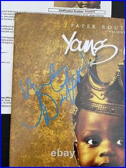 Young Dolph Signed King Of Memphis Vinyl Album JSA LOA Paper Route Bulletproof