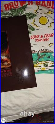 ZAC BROWN SIGNED LOVE AND FEAR VINYL ALBUM COUNTRY BAND Columbus Ohio Concert ZAC BROWN SIGNED LOVE AND FEAR VINYL ALBUM COUNTRY BAND Columbus Ohio Concert