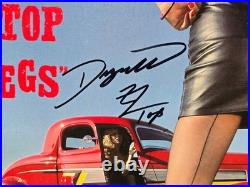 ZZ TOP LEGS Autographed Signed Vinyl Album Framed with COA