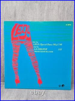 ZZ TOP LEGS Autographed Signed Vinyl Album Framed with COA