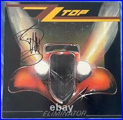 ZZ Top Billy Gibbons Signed Eliminator Record Autograph Album Vinyl