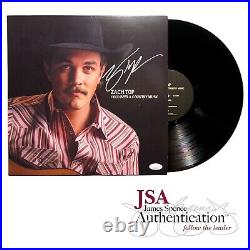 Zach Top Signed Autographed Cold Beer & Country Music Vinyl Album LP JSA COA