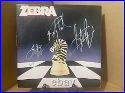 Zebra No Telling' Lies Autographed Vinyl Record Album By Entire Band